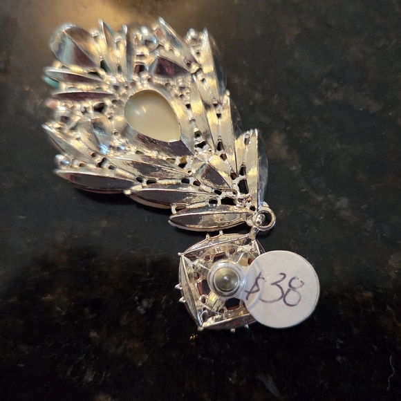 Colorful Teardrop Dangle Earrings - Picture 4 of 4